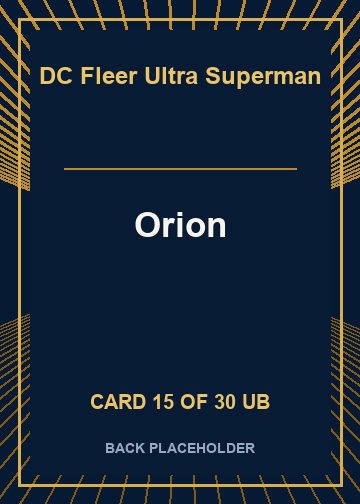 Orion back card image