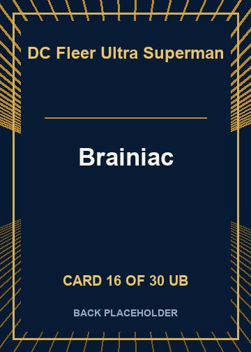 Brainiac back card image