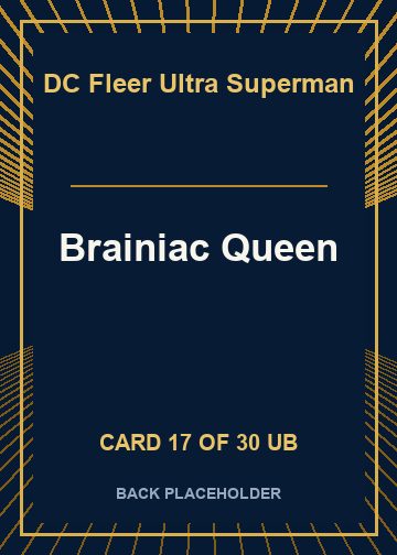 Brainiac Queen back card image