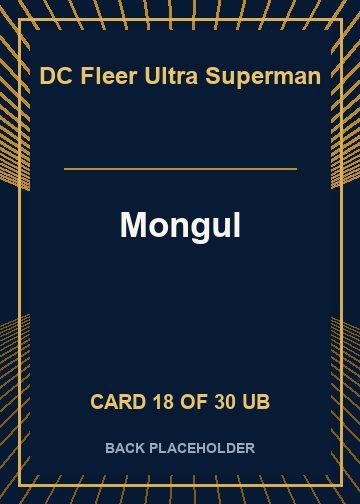 Mongul back card image