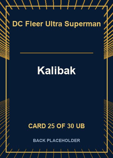 Kalibak back card image