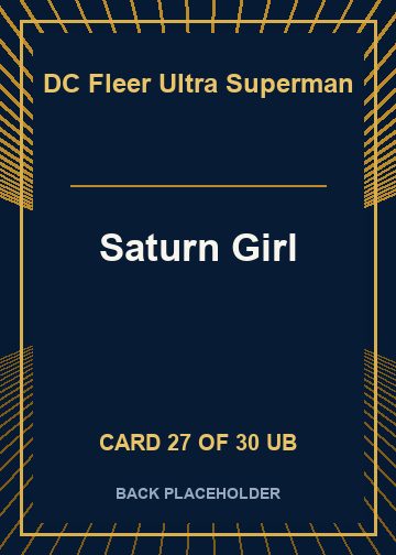 Saturn Girl back card image