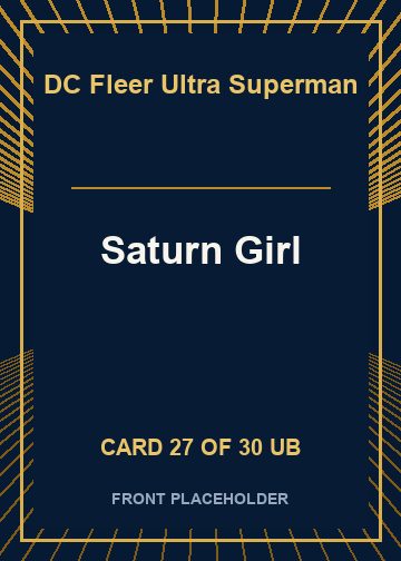 Saturn Girl card thumbnail