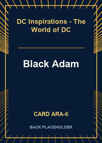 Black Adam back card image