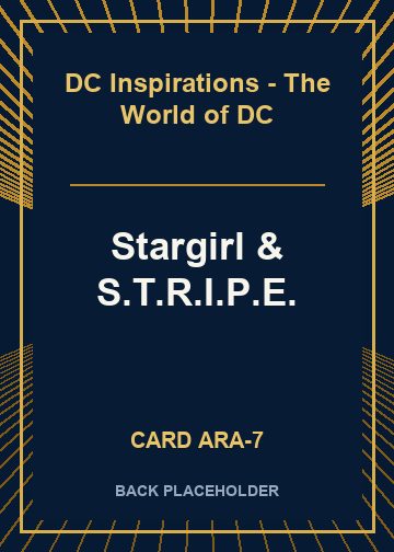 Stargirl & S.T.R.I.P.E. back card image