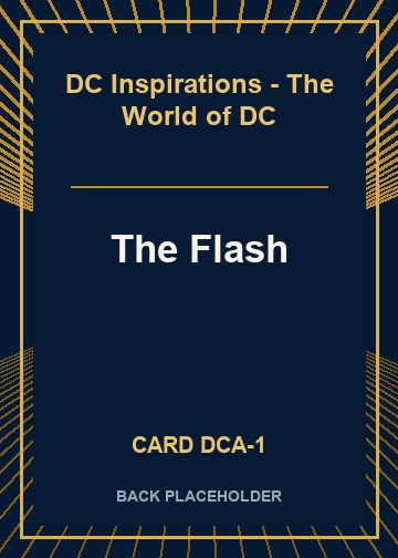 The Flash back card image