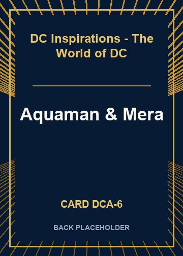 Aquaman & Mera back card image
