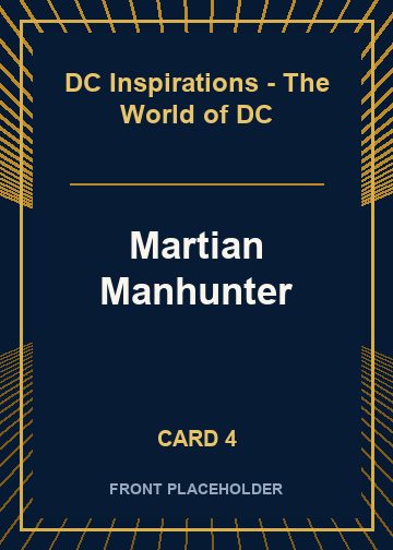 Martian Manhunter front card image