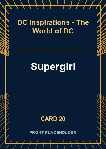 Supergirl card thumbnail