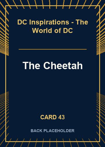 The Cheetah back card image