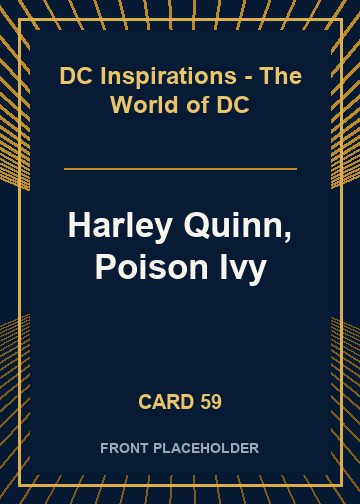 Harley Quinn, Poison Ivy card thumbnail