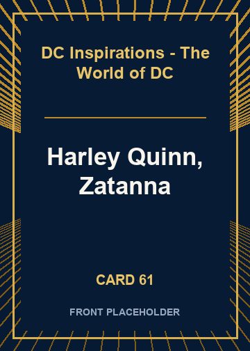 Harley Quinn, Zatanna card thumbnail