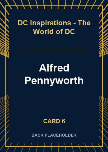 Alfred Pennyworth back artwork