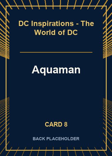 Aquaman back artwork