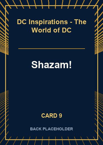 Shazam! back artwork