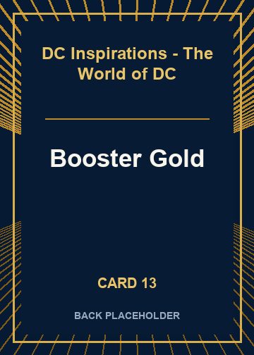 Booster Gold back artwork