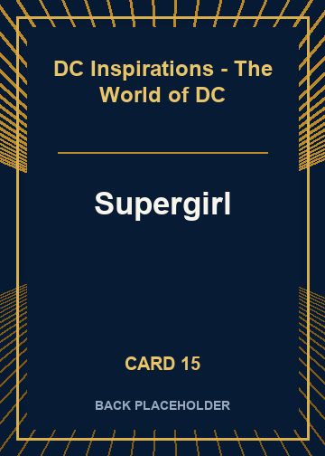 Supergirl back artwork