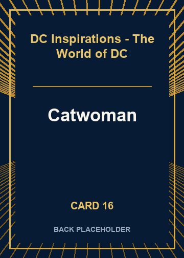 Catwoman back artwork