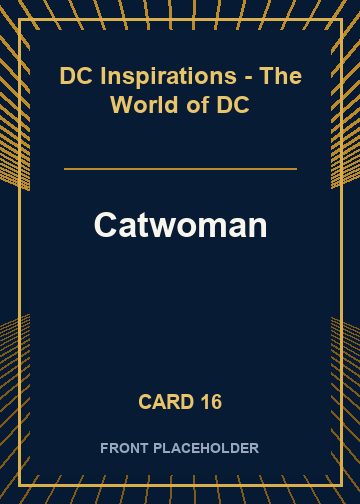 Catwoman front artwork