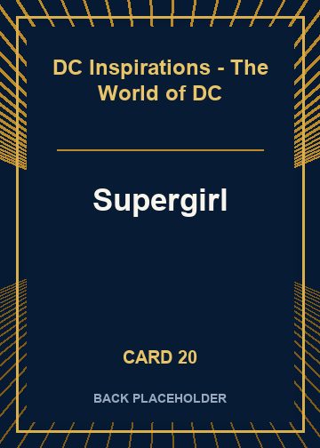 Supergirl back artwork