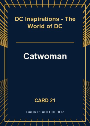Catwoman back artwork