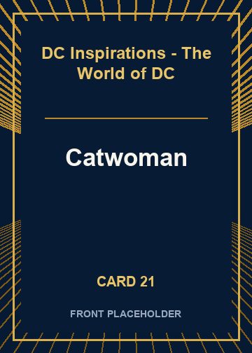 Catwoman front artwork