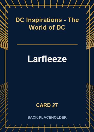 Larfleeze back artwork
