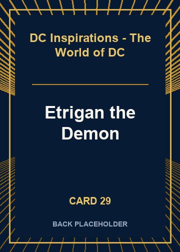 Etrigan the Demon back artwork
