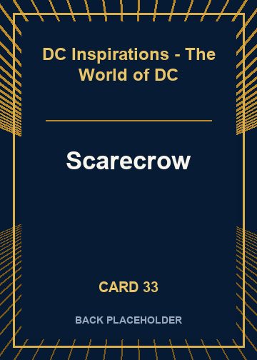 Scarecrow back artwork