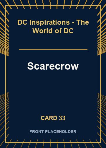Scarecrow front artwork