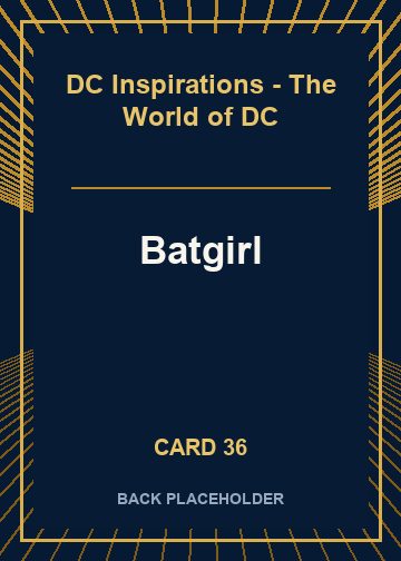 Batgirl back artwork