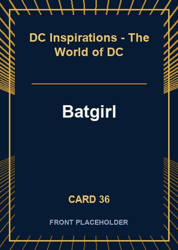 Batgirl front artwork