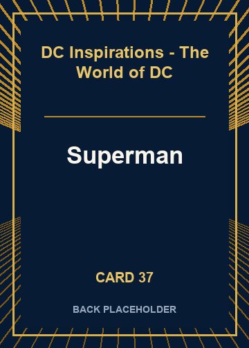 Superman back card image