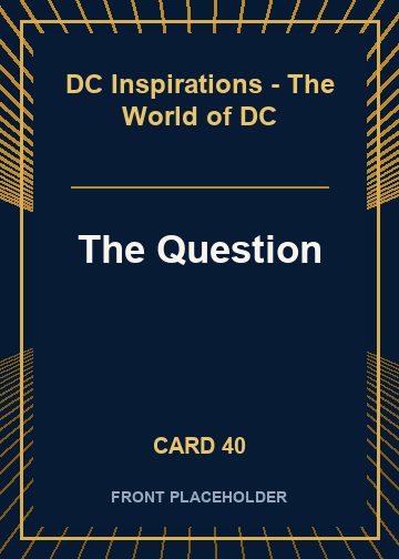 The Question front card image