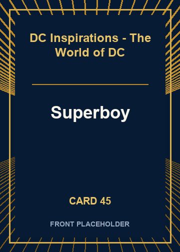 Superboy front card image