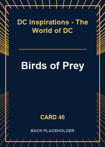Birds of Prey back card image