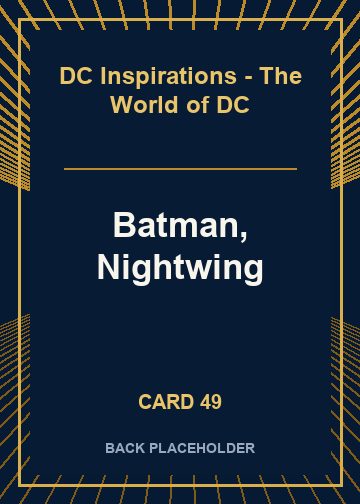 Batman, Nightwing back card image