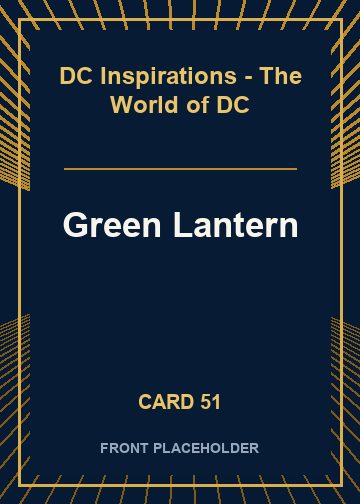 Green Lantern front card image