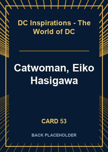 Catwoman, Eiko Hasigawa back card image
