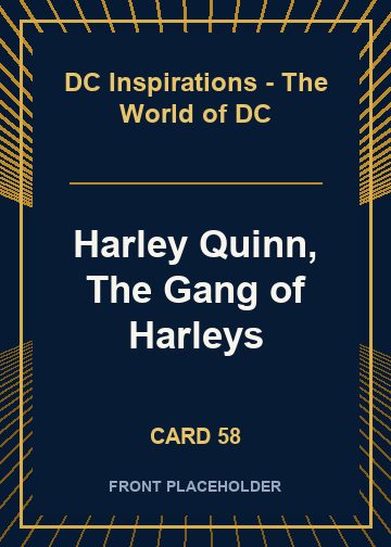 Harley Quinn, The Gang of Harleys card thumbnail