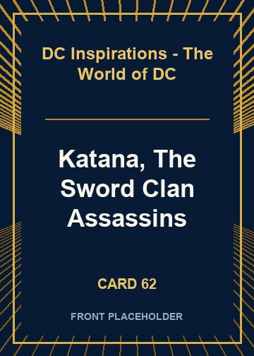 Katana, The Sword Clan Assassins card thumbnail