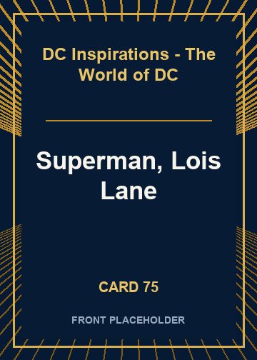 Superman, Lois Lane card thumbnail