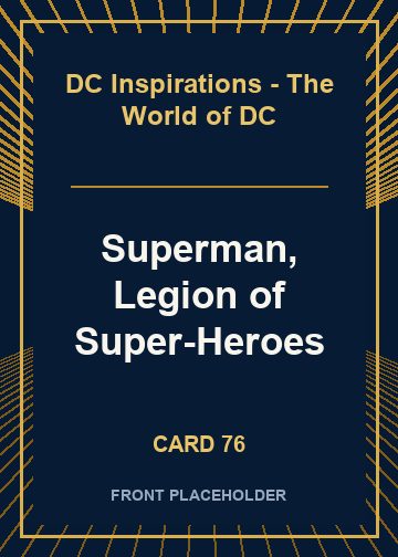 Superman, Legion of Super-Heroes card thumbnail