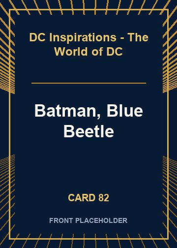 Batman, Blue Beetle front card image