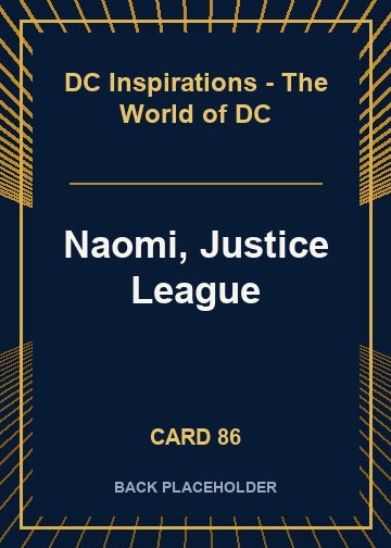 Naomi, Justice League back card image