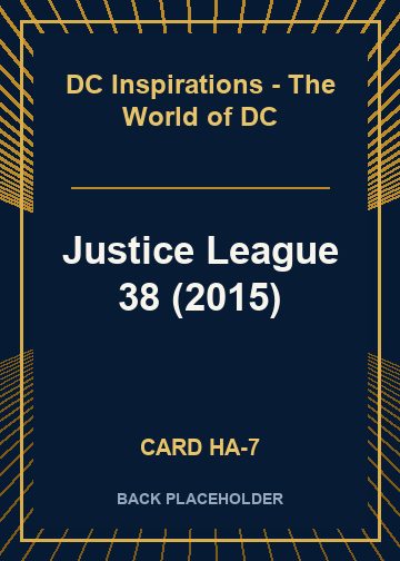 Justice League 38 (2015) back card image