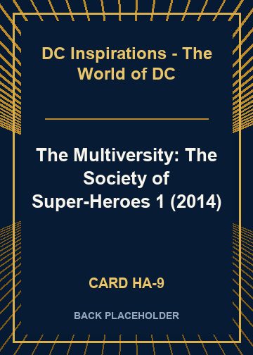 The Multiversity: The Society of Super-Heroes 1 (2014) back card image