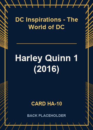Harley Quinn 1 (2016) back card image
