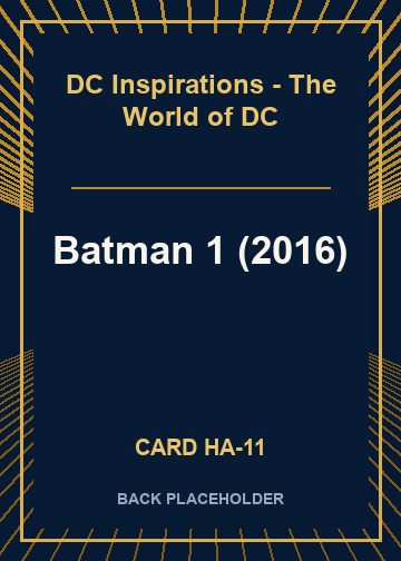 Batman 1 (2016) back card image