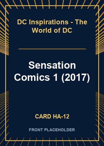 Sensation Comics 1 (2017) card thumbnail